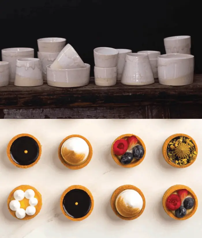 pastries and porcelain