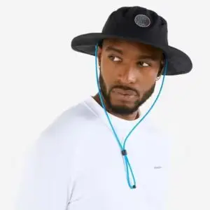 adults sailing boat hat 500 black decathlon 8751791