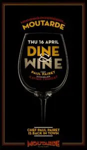 moutarde wine dinner poster copy