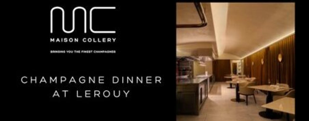 Maison Collery Champagne dinner Maison Collery Champagne dinner
